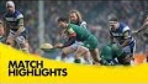 video rugby Leicester Tigers v Bath - Aviva Premiership Rugby 2014/15